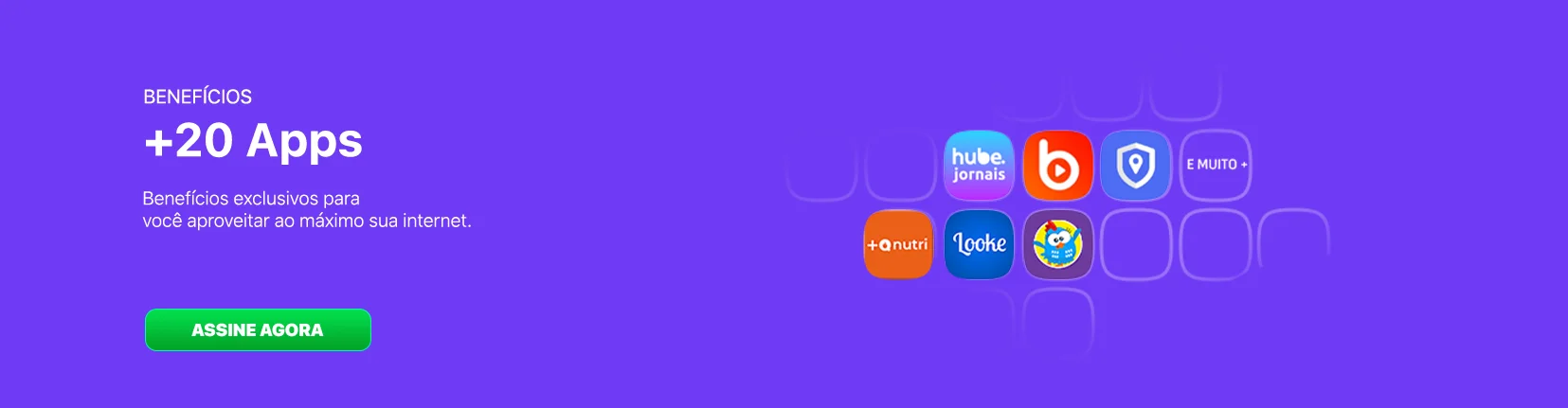 Banner benefícios da internet Clicknet